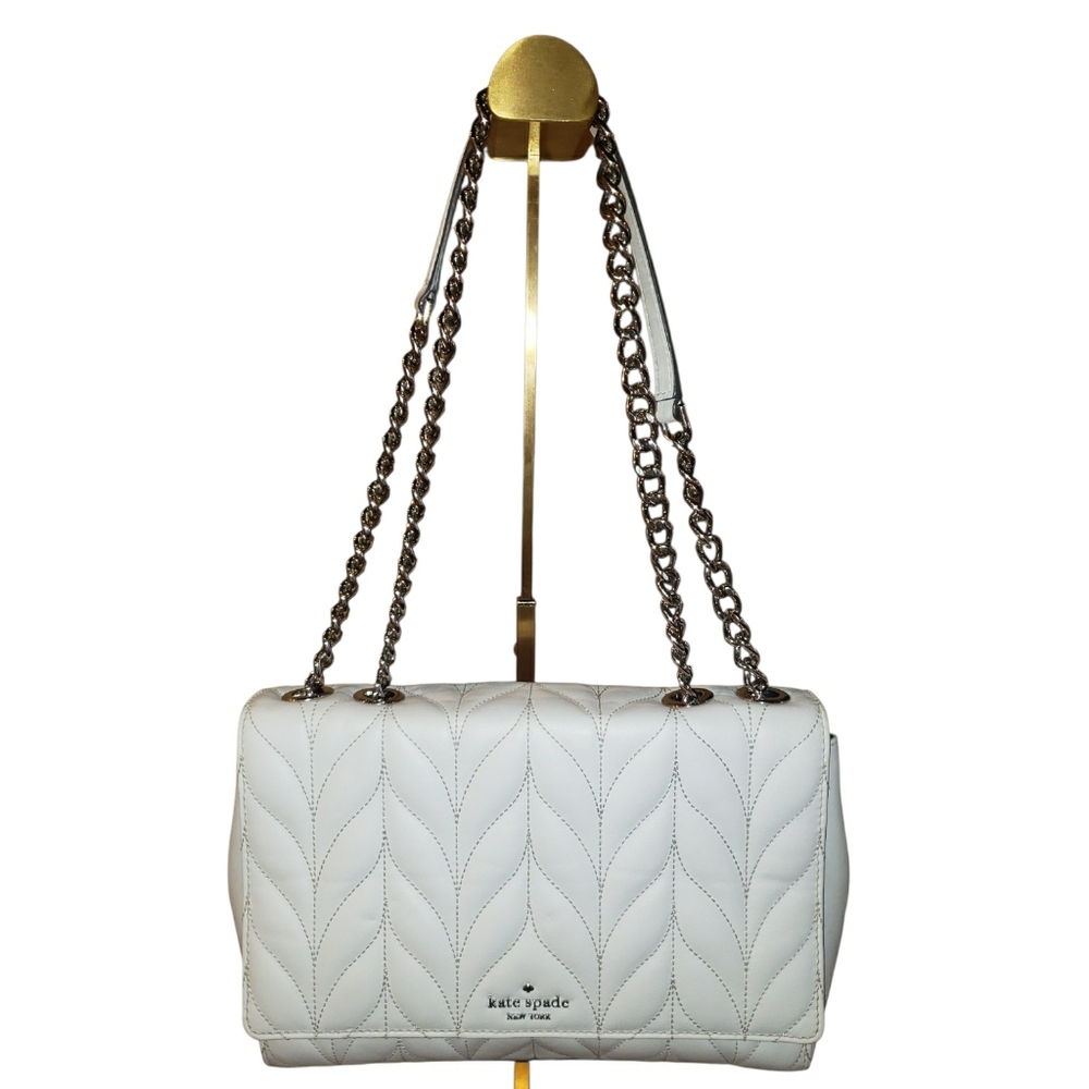 Kate Spade White Quilted Shoulder Bag / Crossbody